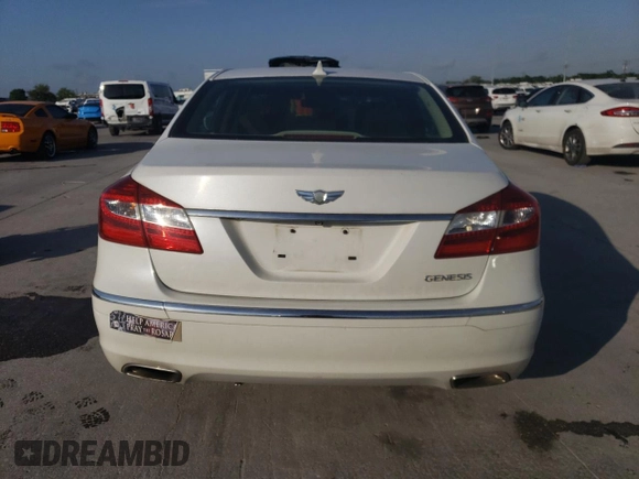 2013 Hyundai Genesis 3.8L z VIN KMHGC4DD5DU246546, wystawiony jako Copart lot #53562825 z przebiegiem 81 725 mil mil oraz Szkoda całkowita • Salvage title. Historia ofert i sprzedaży dostępna na DreamBid. Obrazek 6.