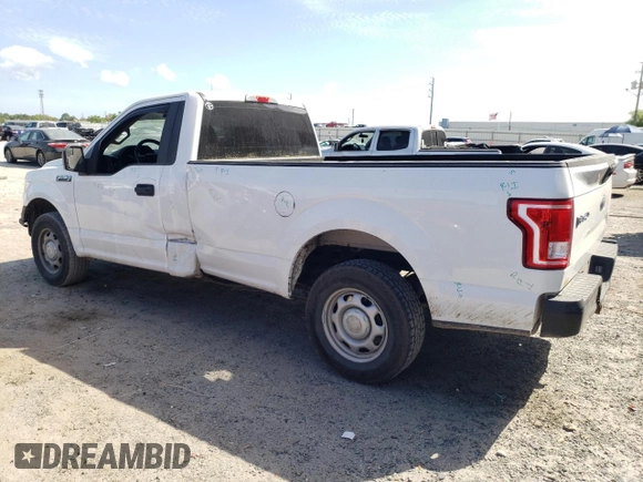2017 Ford F-150 XL with VIN 1FTMF1CF1HKC39076, listed as a Copart auction lot 50823325 with 145,920 mi miles and Salvage Title. Bid and sale history available at carsss.com. Image 2.