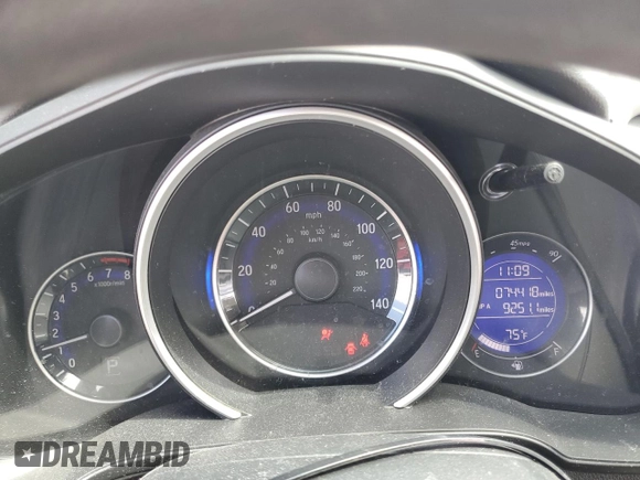 2015 Honda Fit EX-L with VIN 3HGGK5H84FM776638, listed as a Copart auction lot 52191505 with 74,418 mi miles and Salvage Title. Bid and sale history available at carsss.com. Image 9.