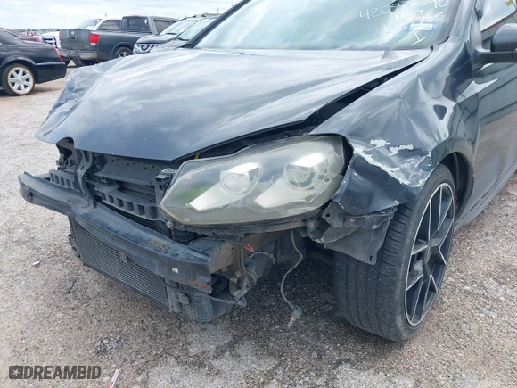 2010 Volkswagen GTI with VIN WVWHV7AJ0AW085361, listed as a IAAI auction lot 42083690 with 176,959 mi miles. Bid and sale history available at carsss.com. Image 11.