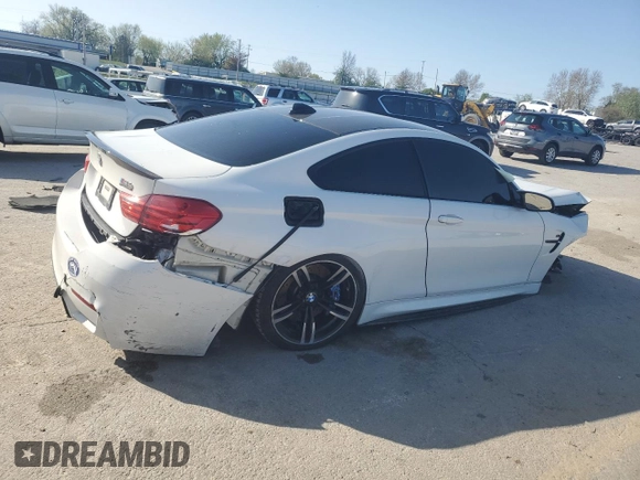 2016 BMW M4 z VIN WBS3R9C53GK336943, wystawiony jako Copart lot #52157535 z przebiegiem 103 850 mil mil oraz Szkoda całkowita • Salvage title. Historia ofert i sprzedaży dostępna na DreamBid. Obrazek 3.