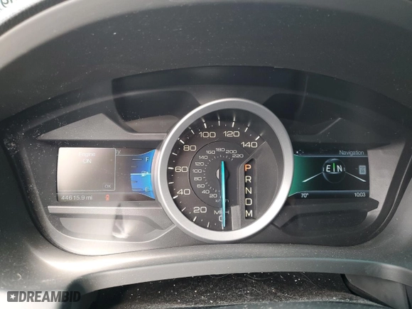 2014 Ford Explorer Limited with VIN 1FM5K7F81EGC61718, listed as a Copart auction lot 50711725 with 44,615 mi miles and Salvage Title. Bid and sale history available at carsss.com. Image 9.