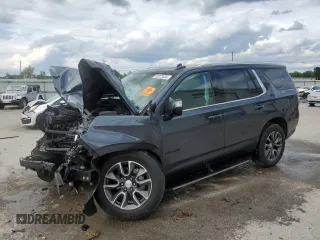 2021 Chevrolet Tahoe LT with VIN 1GNSCNKD5MR411884, listed as a Copart auction lot 56972635 with Not provided miles and Salvage title. Bid and sale history available at DreamBid. Image 1.