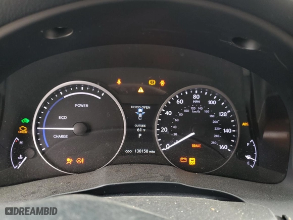 2015 Lexus ES 300h Hybrid with VIN JTHBW1GG0F2089600, listed as a Copart auction lot 49109673 with 130,158 mi miles. Bid and sale history available at carsss.com. Image 9.