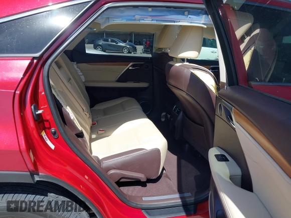 2017 Lexus RX with VIN 2T2BGMCA2HC017573, listed as a IAAI auction lot 41855347 with 57,010 mi miles. Bid and sale history available at carsss.com. Image 8.