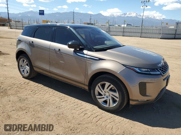 2020 Land Rover Range Rover Evoque S with VIN SALZJ2FX8LH022850, listed as a Copart auction lot 50439675 with 55,283 mi miles and Salvage Title. Bid and sale history available at DreamBid. Image 4.
