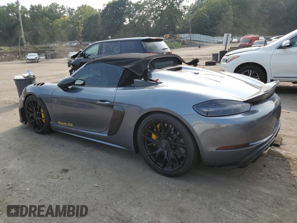 2024 Porsche 718 Spyder RS z VIN WP0CE2A8XRK240155, wystawiony jako Copart lot #67824394 z przebiegiem Nie podano mil oraz Szkoda całkowita • Salvage title. Historia ofert i sprzedaży dostępna na DreamBid. Obrazek 2.