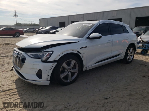 2019 Audi e-tron Premium Plus with VIN WA1LAAGE9KB012960, listed as a Copart auction lot 66488553 with 26,579 mi miles. Bid and sale history available at carsss.com. Image 1.