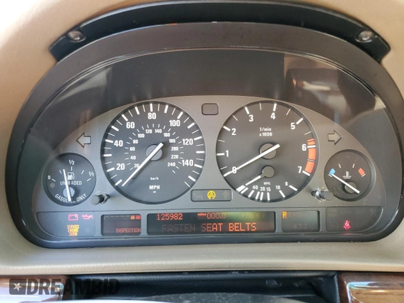 2001 BMW 7 Series 740iL z VIN WBAGH83451DP19708, wystawiony jako Copart lot #54583965 z przebiegiem 125 982 mil mil oraz Czysty tytuł • Clean title. Historia ofert i sprzedaży dostępna na DreamBid. Obrazek 9.
