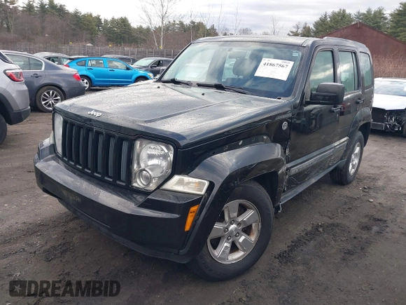 2012 Jeep Liberty Sport with VIN 1C4PJMAK2CW100752, listed as a IAAI auction lot 41867567 with 173,786 mi miles and . Bid and sale history available at carsss.com. Image 2.