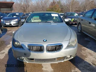 2004 BMW 6 Series 645Ci with VIN WBAEK73404B320188, listed as a IAAI auction lot 41341111 with 126,233 mi miles. Bid and sale history available at carsss.com. Image 6.