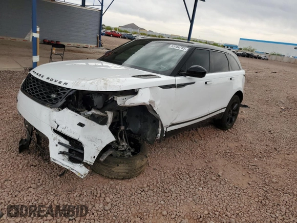 2021 Land Rover Range Rover Velar R-Dynamic S z VIN SALYT2EX1MA322859, wystawiony jako Copart lot #53164785 z przebiegiem 45 952 mil mil oraz Szkoda całkowita • Salvage title. Historia ofert i sprzedaży dostępna na DreamBid. Obrazek 1.