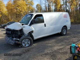 2010 Chevrolet Express Cargo Van with VIN 1GCZGFBA4A1125414, listed as a Copart auction lot 76663274 with 0 mi miles and Salvage Title. Bid and sale history available at carsss.com. Image 1.