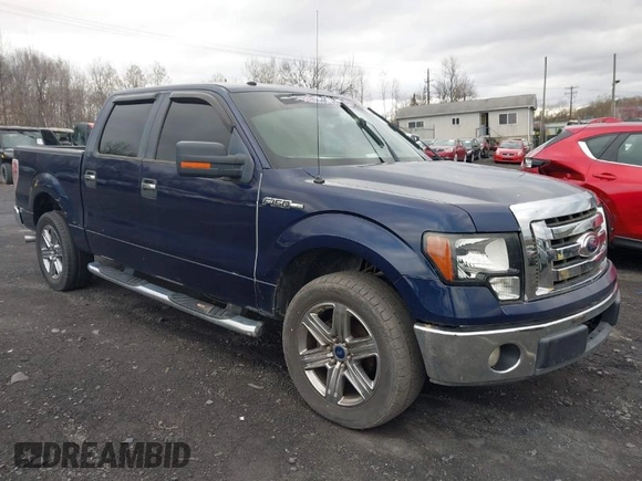 2009 Ford F-150 XL with VIN 1FTPW12V59FA18709, listed as a IAAI auction lot 42053057 with 156,035 mi miles. Bid and sale history available at carsss.com. Image 1.