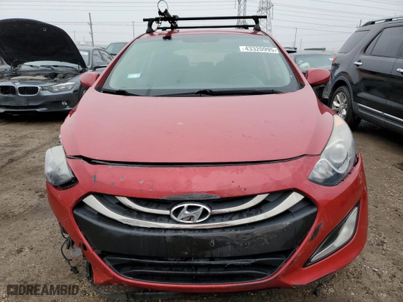 2014 Hyundai Elantra GT with VIN KMHD35LH5EU222150, listed as a Copart auction lot 43320995 with 85,471 mi miles and Salvage Title. Bid and sale history available at carsss.com. Image 5.