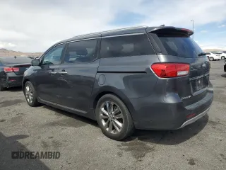 2016 Kia Sedona SX-L with VIN KNDME5C18G6126697, listed as a Copart auction lot 51707875 with 214,145 mi miles and Clean Title. Bid and sale history available at carsss.com. Image 2.