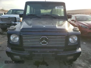 2002 Mercedes-Benz G-Class with VIN WDCYR49E72X133986, listed as a Copart auction lot 44765245 with 138,580 mi miles and Salvage Title. Bid and sale history available at carsss.com. Image 5.