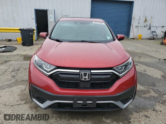 2021 Honda CR-V EX with VIN 5J6RW2H53MA004832, listed as a Copart auction lot 60472605 with 81,358 mi miles and Salvage title. Bid and sale history available at DreamBid. Image 5.