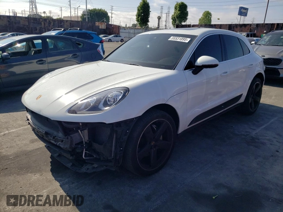 2017 Porsche Macan S z VIN WP1AB2A55HLB13973, wystawiony jako Copart lot #55531895 z przebiegiem 66 285 mil mil oraz Szkoda całkowita • Salvage title. Historia ofert i sprzedaży dostępna na DreamBid. Obrazek 1.