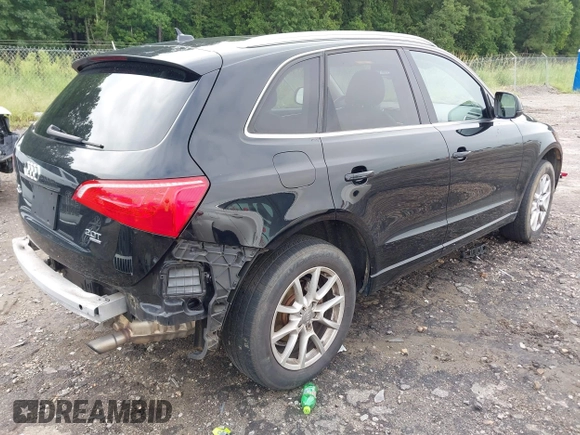 2012 Audi Q5 Premium Plus with VIN WA1LFAFP5CA139989, listed as a IAAI auction lot 42661269 with 187,038 mi miles and . Bid and sale history available at DreamBid. Image 4.