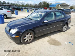 2003 Mercedes-Benz C 240 with VIN WDBRF61JX3A513527, listed as a Copart auction lot 49860405 with 95,524 mi miles and Salvage title. Bid and sale history available at DreamBid. Image 1.