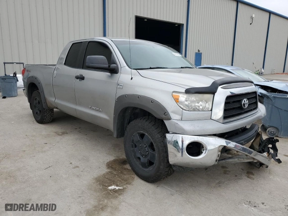2007 Toyota Tundra SR5 with VIN 5TBRT54167S451478, listed as a Copart auction lot 42215255 with 292,736 mi miles and Salvage Title. Bid and sale history available at carsss.com. Image 4.