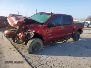 2021 Chevrolet Silverado 1500 RST with VIN 1GCUYEED8MZ409934, listed as a Copart auction lot 46626535 with 0 mi miles and Salvage Title. Bid and sale history available at carsss.com. Image 1.