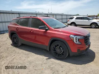 2024 GMC Terrain SLE with VIN 3GKALMEG2RL395277, listed as a Copart auction lot 53102155 with 746 mi miles and Salvage title. Bid and sale history available at DreamBid. Image 4.