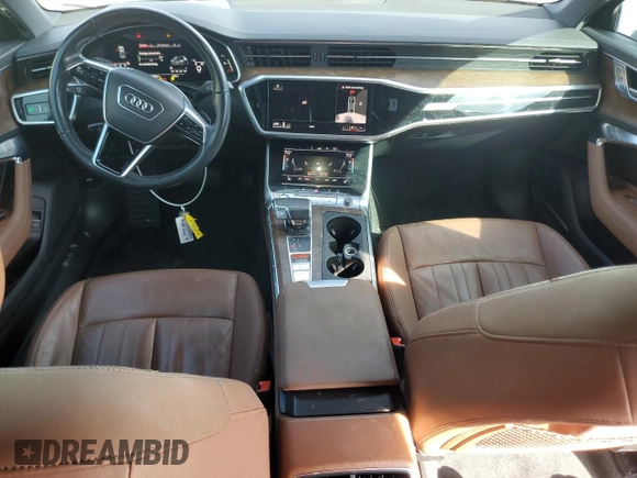 2020 Audi A6 Premium Plus with VIN WAUE8AF27LN051884, listed as a Copart auction lot 45952595 with 69,552 mi miles and Salvage Title. Bid and sale history available at carsss.com. Image 8.