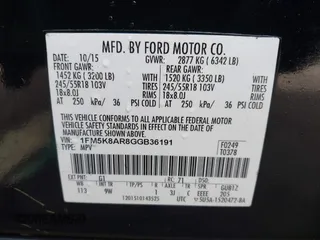 2016 Ford Police Interceptor Utility z VIN 1FM5K8AR8GGB36191, wystawiony jako IAAI lot #42046563 z przebiegiem 102 912 mil mil oraz . Historia ofert i sprzedaży dostępna na DreamBid. Obrazek 9.