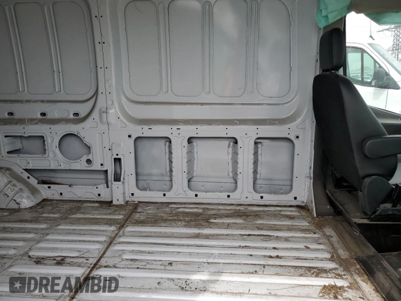 2023 Ford Transit Cargo with VIN 1FTBR1C84PKA17131, listed as a Copart auction lot 54901755 with 85,188 mi miles and Salvage title. Bid and sale history available at DreamBid. Image 11.