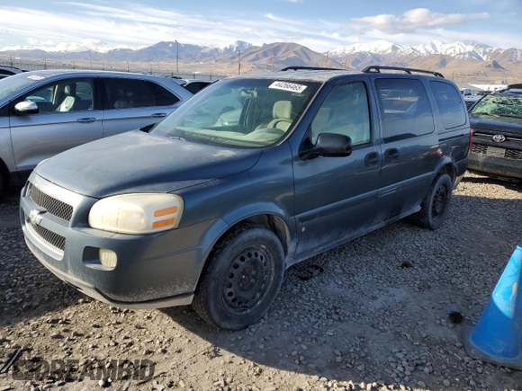 2006 Chevrolet Uplander LS Fleet with VIN 1GNDV23L36D216633, listed as a Copart auction lot 44266465 with 0 mi miles and Salvage Title. Bid and sale history available at carsss.com. Image 1.