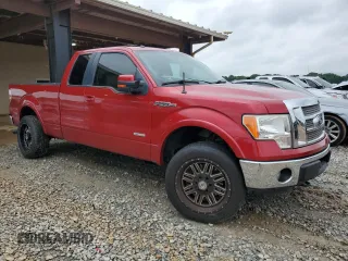 2012 Ford F-150 XL with VIN 1FTFX1ET3CFA22607, listed as a Copart auction lot 54562105 with 217,778 mi miles and Clean Title. Bid and sale history available at carsss.com. Image 4.