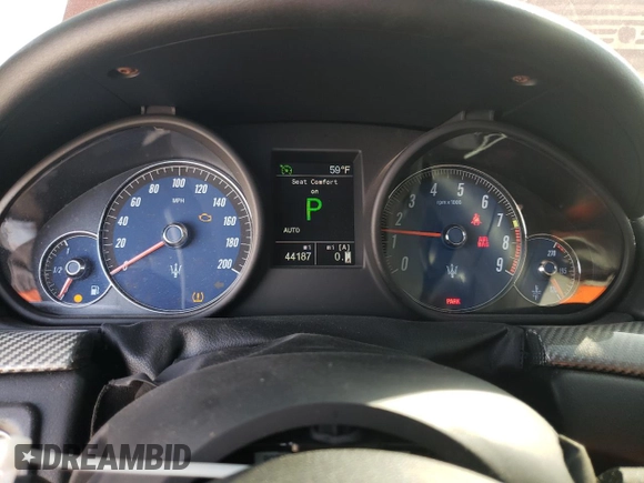 2017 Maserati GranTurismo Sport с VIN ZAM45VLA1H0221070, выставлен на аукционе Copart как лот 42373903 с пробегом 44 187 миль миль и . История ставок и продаж доступна на DreamBid. Изображение 9.