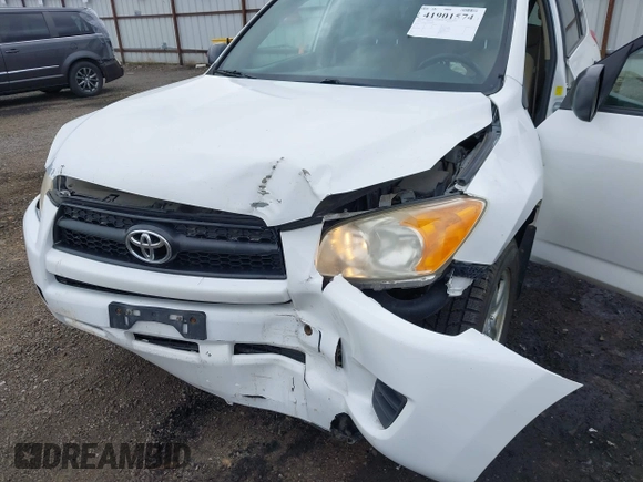 2010 Toyota RAV4 with VIN JTMBF4DVXAD029813, listed as a IAAI auction lot 41901574 with 102,596 mi miles. Bid and sale history available at carsss.com. Image 6.