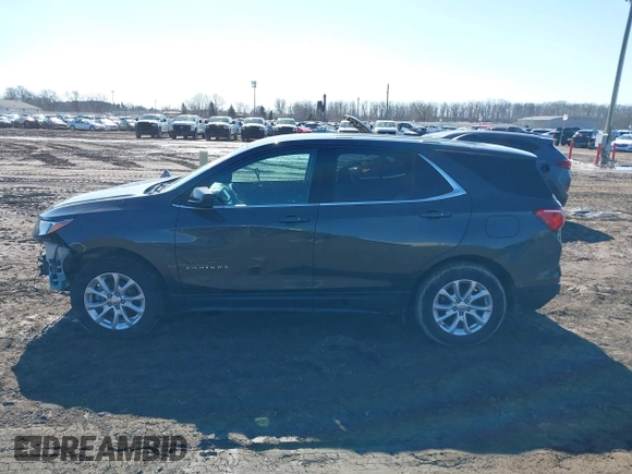 2019 Chevrolet Equinox LT z VIN 2GNAXKEV6K6124145, wystawiony jako IAAI lot #41763497 z przebiegiem 79 264 mil mil oraz . Historia ofert i sprzedaży dostępna na DreamBid. Obrazek 14.