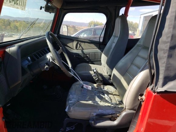 1994 Jeep Wrangler S with VIN 1J4FY19P1RP408045, listed as a Copart auction lot 77798434 with 91,697 mi miles and Clean Title. Bid and sale history available at carsss.com. Image 7.