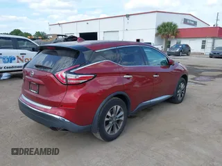 2018 Nissan Murano SV with VIN 5N1AZ2MG7JN169641, listed as a IAAI auction lot 42170490 with 64,296 mi miles and . Bid and sale history available at carsss.com. Image 4.