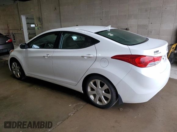 2012 Hyundai Elantra Limited z VIN 5NPDH4AE1CH099527, wystawiony jako Copart lot #58546635 z przebiegiem 153 363 mil mil oraz Czysty tytuł • Clean title. Historia ofert i sprzedaży dostępna na DreamBid. Obrazek 2.