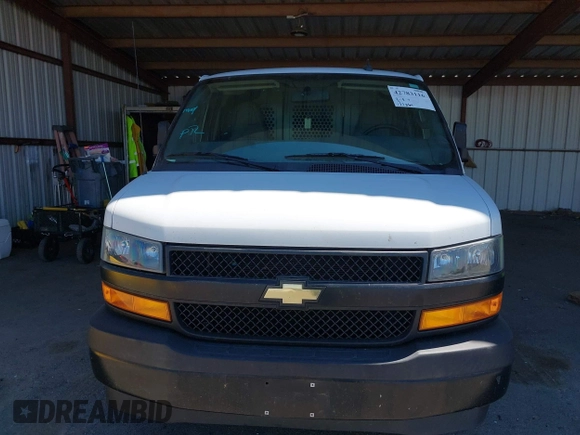 2018 Chevrolet Express Cargo with VIN 1GCWGAFP0J1339529, listed as a IAAI auction lot 42783116 with 121,861 mi miles and . Bid and sale history available at DreamBid. Image 6.