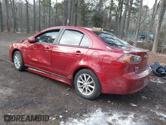 2016 Mitsubishi Lancer SE with VIN JA32V2FW7GU004159, listed as a IAAI auction lot 41401386 with 100,536 mi miles. Bid and sale history available at carsss.com. Image 3.