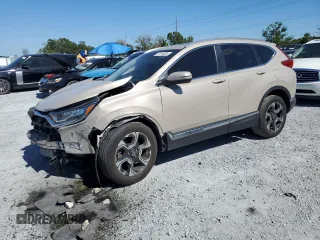2018 Honda CR-V Touring with VIN 5J6RW1H98JL008629, listed as a Copart auction lot 53146935 with 114,324 mi miles and Salvage title. Bid and sale history available at DreamBid. Image 1.