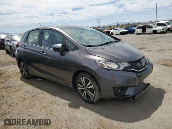 2017 Honda Fit EX-L with VIN JHMGK5H88HS018776, listed as a Copart auction lot 50621185 with 25,382 mi miles and Salvage Title. Bid and sale history available at DreamBid. Image 4.