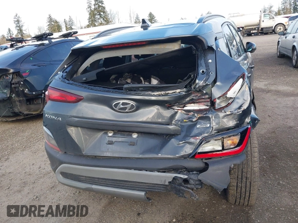 2023 Hyundai Kona SEL with VIN KM8K6CAB5PU935683, listed as a IAAI auction lot 41680852 with 59,057 mi miles and . Bid and sale history available at DreamBid. Image 17.