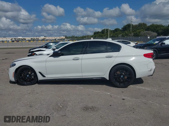 2018 BMW 5 Series 540i with VIN WBAJE5C50JWA95412, listed as a IAAI auction lot 41502258 with 74,150 mi miles and . Bid and sale history available at carsss.com. Image 14.