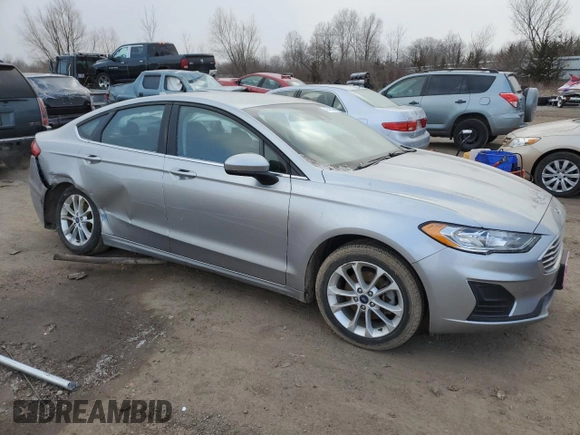 2020 Ford Fusion Hybrid SE with VIN 3FA6P0LUXLR106731, listed as a Copart auction lot 40049003 with 36,576 mi miles. Bid and sale history available at carsss.com. Image 4.