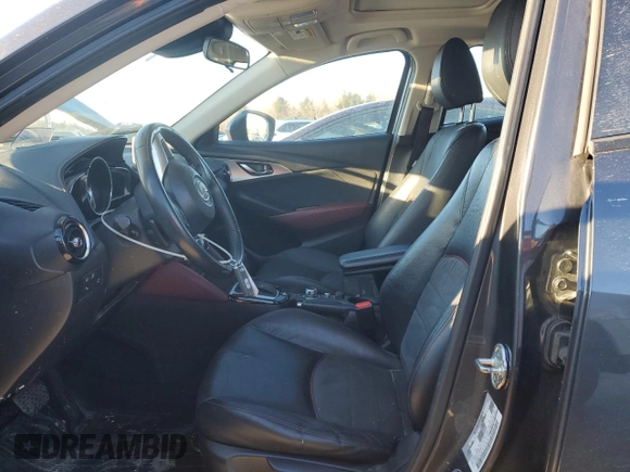 2016 Mazda CX-3 Grand Touring with VIN JM1DKBD71G0126179, listed as a Copart auction lot 43594325 with 119,280 mi miles and Salvage Title. Bid and sale history available at carsss.com. Image 7.