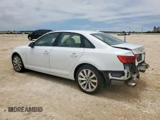 2017 Audi A4 Premium with VIN WAUGNAF41HN019796, listed as a Copart auction lot 58241845 with 56,141 mi miles and Salvage title. Bid and sale history available at DreamBid. Image 2.