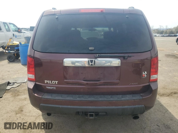 2009 Honda Pilot EX with VIN 5FNYF48469B011311, listed as a Copart auction lot 53736235 with 213,133 mi miles and Salvage Title. Bid and sale history available at DreamBid. Image 6.