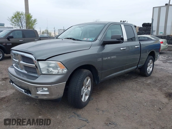 2011 Ram 1500 Sport with VIN 1D7RV1GT7BS655834, listed as a IAAI auction lot 41996382 with 1 mi miles. Bid and sale history available at carsss.com. Image 2.
